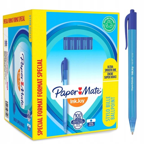 Długopis automatyczny niebieski Paper Mate