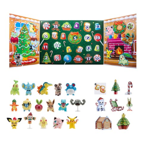 POKEMON Figurki Bitewne Kalendarz, figurka