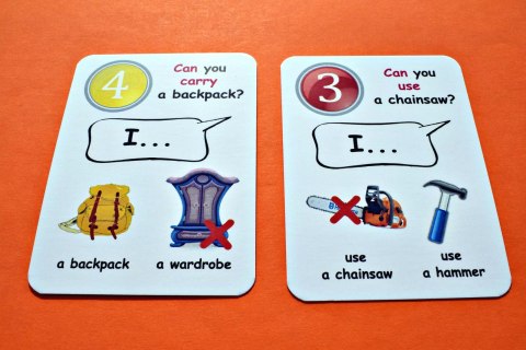 Fun Card English. Can / Can't