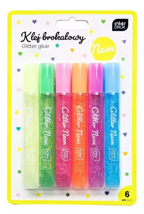 Klej Brok 10,5ml 6 kolorów Neon Int B/c Klej Brok 10,5ml 6 kolorów Neon Int B/c