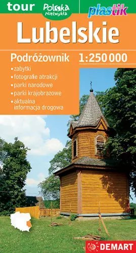Lubelskie. Podróżownik 1:250 000. Plastik