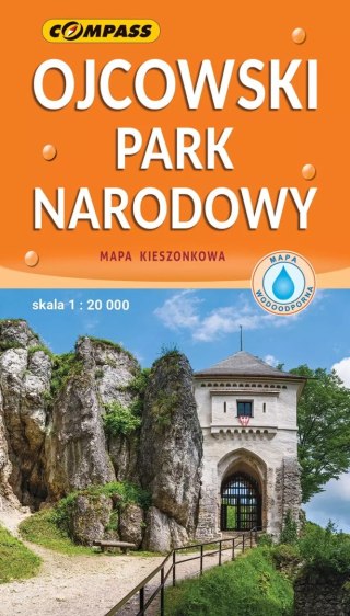 Ojcowski Park Narodowy. Mapa kieszonkowa w skali 1:20 000