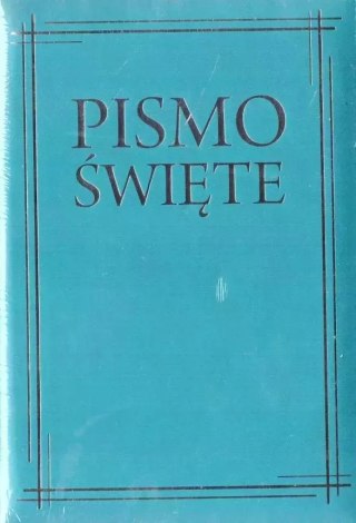 Pismo Święte w etui turkusowe skorowidz