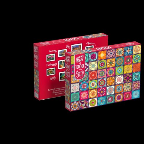 Puzzle 1000 elementów. Ozdobne kwadraty 30677