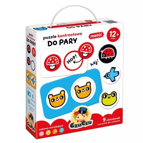 CzuCzu Puzzle kontrastowe Do pary CzuCzu Puzzle kontrastowe Do pary