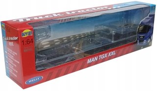 METALOWY MODEL TIR MAN TGX KONTENER CIĘŻARÓWKA