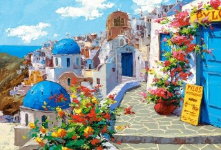 Puzzle 2000 elementów. Wiosna w Santorini