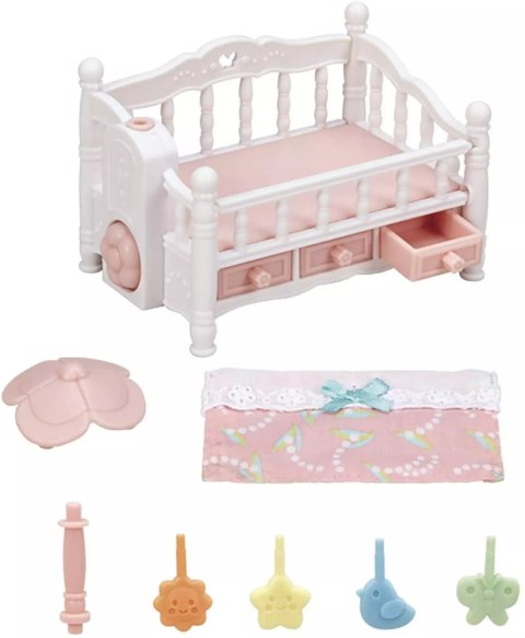 Sylvanian Families. Łóżeczko z karuzelką