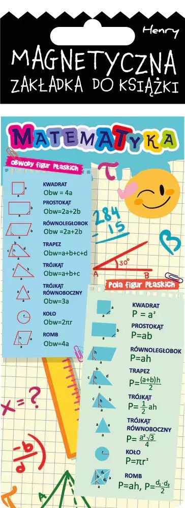 Zakładka magnetyczna matematyka Zakładka magnetyczna matematyka