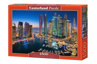 Puzzle 1500 elementów. Drapacze chmur z Dubaju