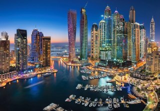 Puzzle 1500 elementów. Drapacze chmur z Dubaju