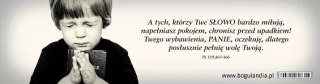 Zakładka do książki. A tych, którzy Twe słowo bardzo miłują...