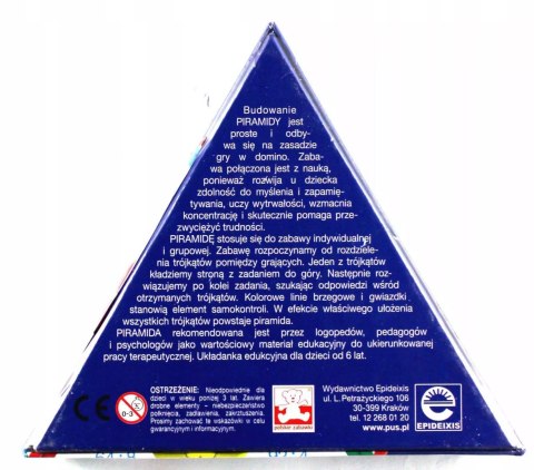 Piramida matematyczna. Mnożenie/dzielenie do 100. Układanka edukacyjna Piramida matematyczna. Mnożenie/dzielenie do 100. Układanka edukacyjna