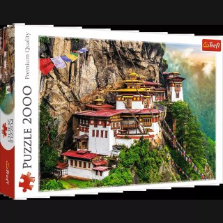 Puzzle 2000 elementów. Tygrysie Gniazdo, Bhutan