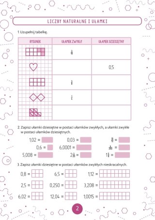 Sposób na matematykę. Ćwiczenia dla klasy VI