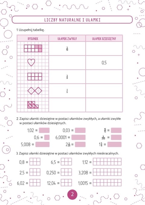 Sposób na matematykę. Ćwiczenia dla klasy VI Sposób na matematykę. Ćwiczenia dla klasy VI