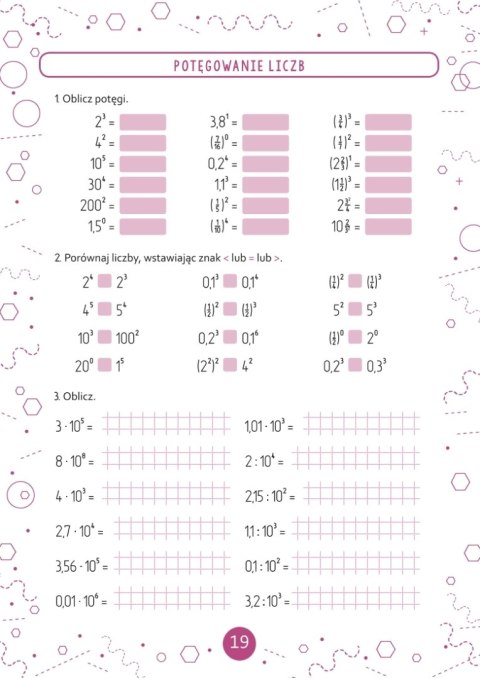 Sposób na matematykę. Ćwiczenia dla klasy VI Sposób na matematykę. Ćwiczenia dla klasy VI
