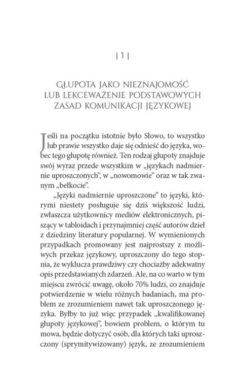 Szkice z filozofii głupoty