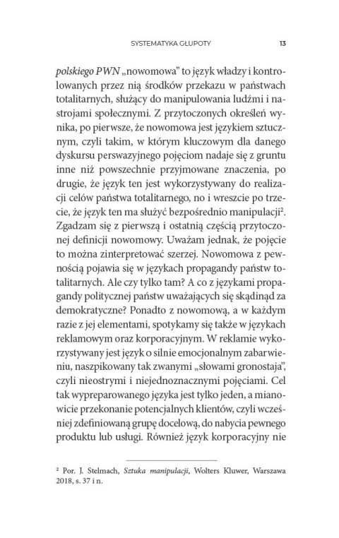 Szkice z filozofii głupoty