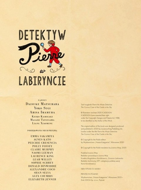 Detektyw Pierre w labiryncie. Dziwny przypadek Zamku na Niebie