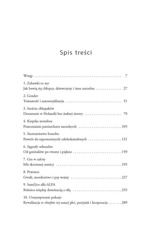 Jak się różnimy? Gender oczami prymatologa
