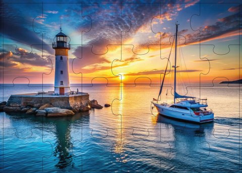 SILVER Alexander Puzzle 24 el. Latarnia morska SILVER Alexander Puzzle 24 el. Latarnia morska