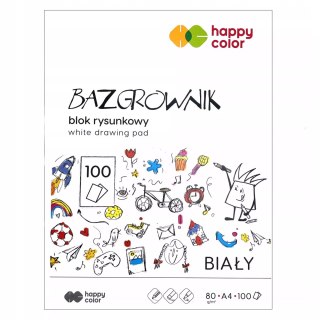 Blok rysunkowy Bazgrownik A4/100K HAPPY COLOR