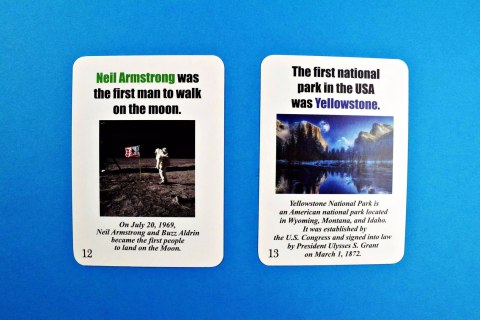 Fun Card English. The USA Quiz