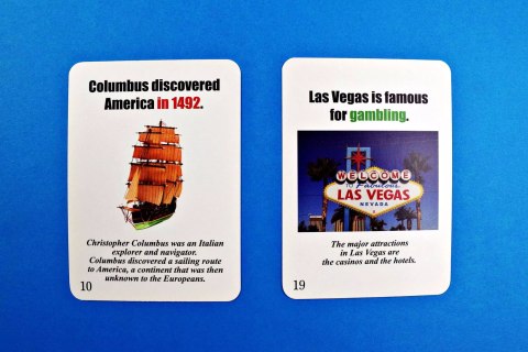 Fun Card English. The USA Quiz