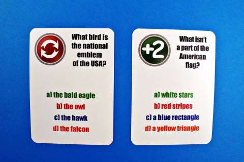 Fun Card English. The USA Quiz