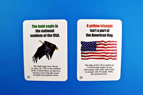 Fun Card English. The USA Quiz