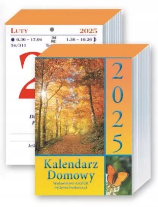 Kalendarz Domowy KL04 zdzierak 2025 ZDZIERANY na karteczki