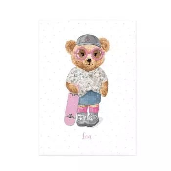 Plakat 30x40 cm. Fluffy Puffy Lea Plakat 30x40 cm. Fluffy Puffy Lea