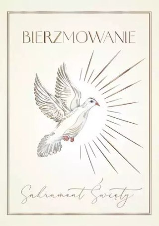 Karnet A5 Bierzmowanie Gołąb