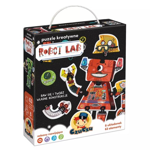 Puzzle kreatywne 63 elementy. CzuCzu. Robot Lab Puzzle kreatywne 63 elementy. CzuCzu. Robot Lab