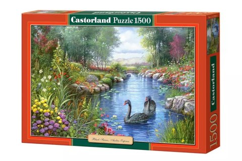Puzzle 1500 elementów. Czarne łabędzie Puzzle 1500 elementów. Czarne łabędzie