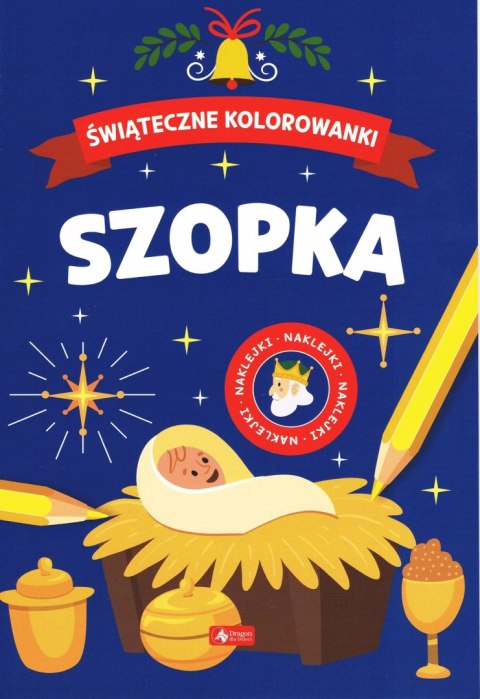 Świąteczne kolorowanki. Szopka Świąteczne kolorowanki. Szopka