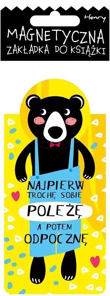 Zakładka magnetyczna. Misiek poleżę Zakładka magnetyczna. Misiek poleżę