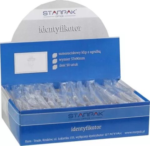 Identyfikator PCV, cena za 1 szt Identyfikator PCV, cena za 1 szt