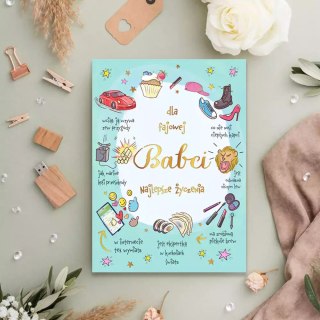 Karnet okolicznościowy, fajowa babcia
