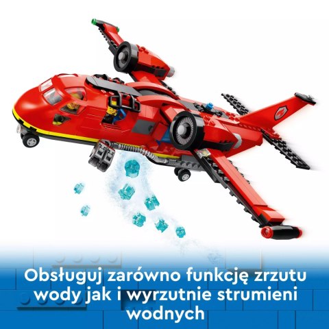 LEGO City Strażacki samolot ratunkowy 60413