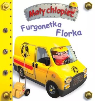 Mały chłopiec. Furgonetka Florka
