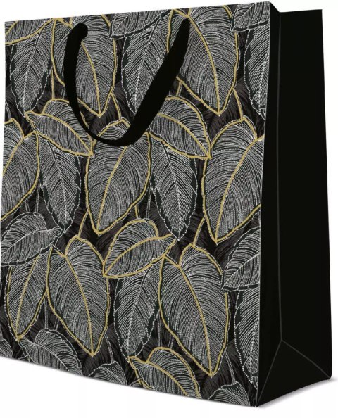Torebka prezentowa Jungle Leaves, średnia Torebka prezentowa Jungle Leaves, średnia
