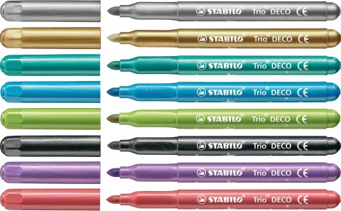 Flamastry Trio Deco (8 sztuk) Flamastry Trio Deco (8 sztuk)