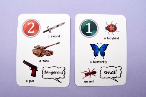 Fun Card English. Adjectives, Comparatives and Superlatives