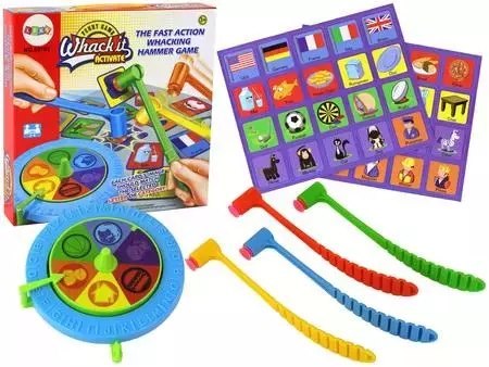 Gra zręcznościowa karciana spinner uderz młotkiem Gra zręcznościowa karciana spinner uderz młotkiem