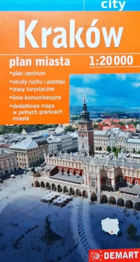 Kraków. Plan miasta, 1:20 000 Kraków. Plan miasta, 1:20 000