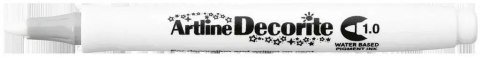 Marker permanentny Decorite biały ARTLINE Marker permanentny Decorite biały ARTLINE