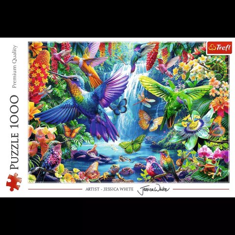 Puzzle 1000 elementów. Kolibry w tropikach Puzzle 1000 elementów. Kolibry w tropikach