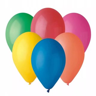 Balony różnokolorowe (100 sztuk)